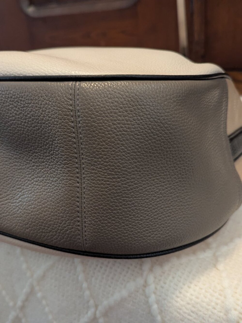 COACH HARLEY HOBO IN GEOMETRIC COLORBLOCK PEBBLE LEATHER - Picture 9 of 14